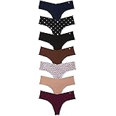 Victoria's Secret Women's No Show Thong Underwear, Panties for Women, Multi Pack (XS-XXL)