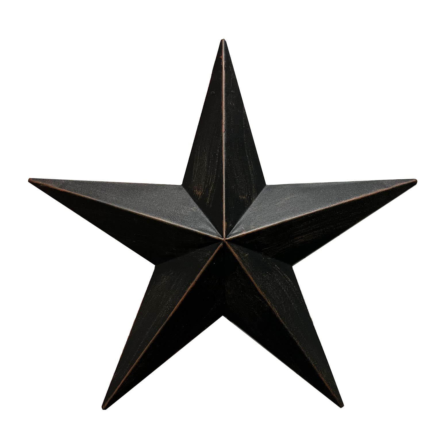 T&Garice Dimensional Metal Antique Barn Stars Wall Decor Rustic Country Primitive Star Outdoor Decor,3D Barn Star 4th July Wall Indoor Outdoor
