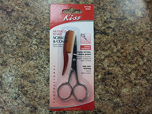 Kiss Mustache Scissors