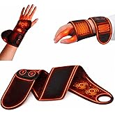 2026 Upgraded Cordless Wrist Massager for Carpal Tunnel, 3000mAh Rechargeable Heated Brace with Vibration & Adjustable Heat, Wrist Pain Relief for Home or Work