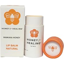 Amazon.com : Honey for Healing Lip Balm Moisturizer with Manuka ...