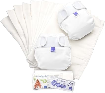 Bambino Mio Mioduo Pack De Couches Lavables De Confort Blanc Taille 1 9 Kg Amazon Fr Bebes Puericulture