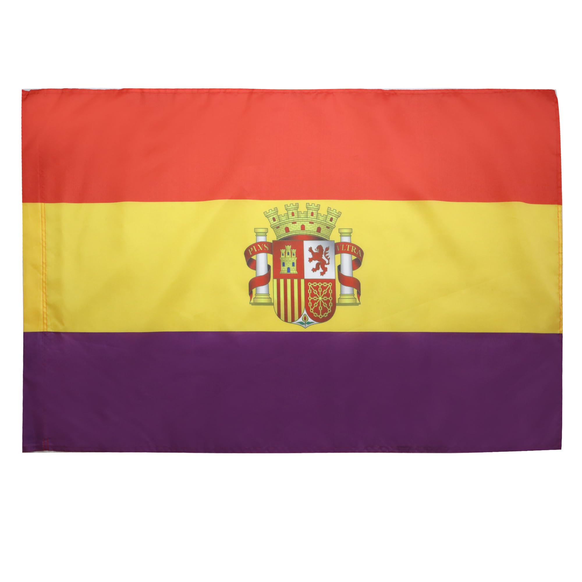 AZ FLAG - Second Spanish Republic Coat of Arms Flag - 3x5 Ft - Spain Republican Banner with Sleeve - 100% Polyester - Fade Resistant - Vivid Colors - 3' x 5' Feet - 150x90 Cm