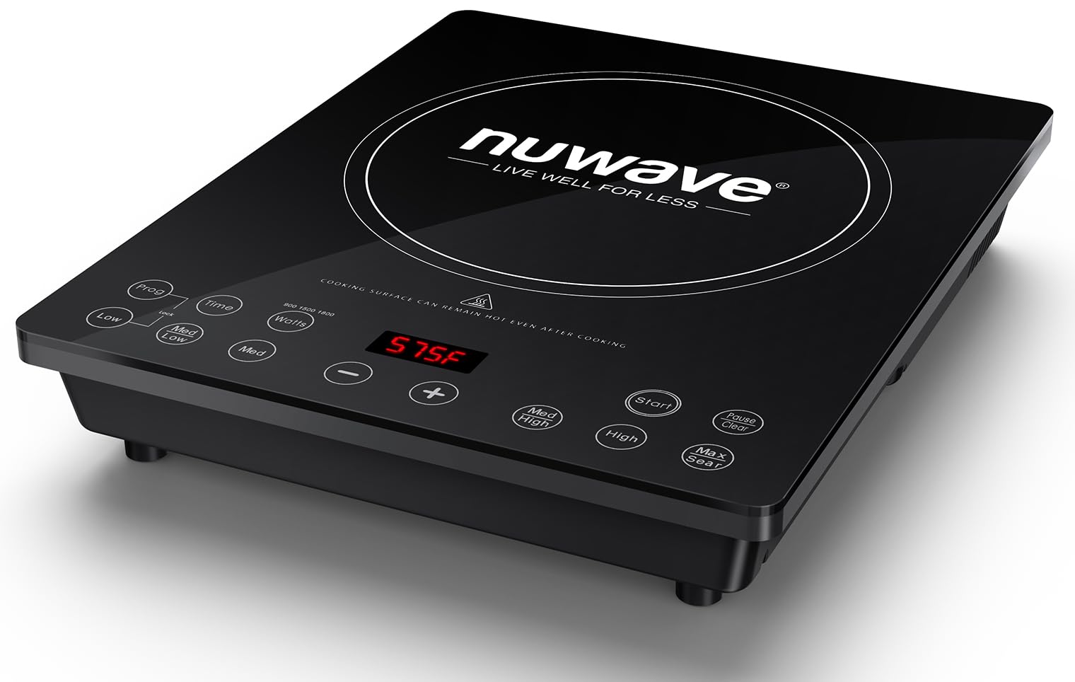 Photo 1 of Nuwave Portable Induction Cooktop, NSF-Certified Single Electric Burner, 94 Precise Temp Range, Large 8” Heating Coil, Perfect for Professional & Commercial Settings, Shatter-Proof Glass Surface