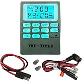 THE Timer Wildlife Feeder Controller for Deer, Turkey, Hog and Game Feeders, 6V or 12V Digital Feeder Timer with Backlit LCD, Easy Program Setup, Multiple Feed Times