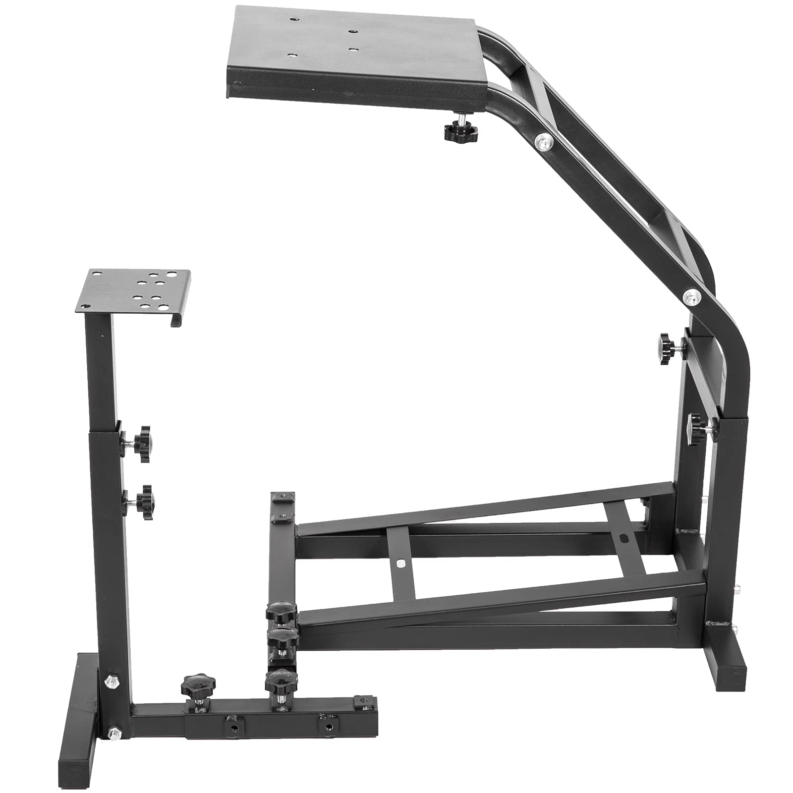 Marada Racing Simulator Cockpit Height Adjustable Steering Wheel Stand for Logitech G25,G27,G29,G37,G920 Racing and Pedals Not Included