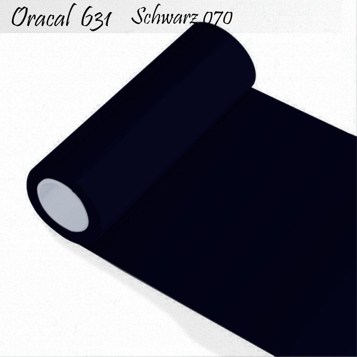 Oracal 631 - Orafol matt - plotter - for kitchen cabinets and decorative sheet 5m (meter) roll - 31,5 cm height - 70-black