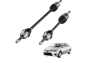 VEVOR CV Axle Shaft Assembly, 2 Pieces Front Left & Right (Driver and Passenger Side), Automotive Replacement CV Joint Axles Pair Compatible with 2009-2018 Toyota Corolla, Alloy Steel & Carbon Steel