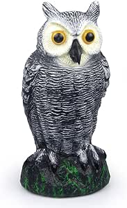 WARKHOME Búho Espantapájaros Para Espantar Palomas - Búho que espanta