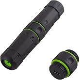 Poyiccot Waterproof USB C Connector 10Gbps, USB C Data Waterproof Connector, Type C 3.1 Panel Mount Adaper Coupler Bulkhead Outdoor Charging Socket for Data Transfer,1-Pack