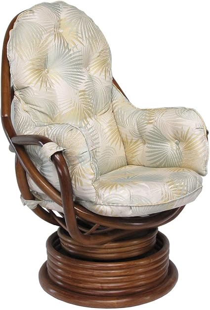indoor rattan swivel chair