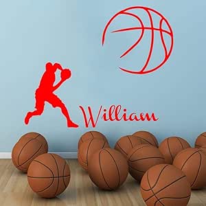 Calcomanía De Vinilo Para Pared, Calcomanía De Pelota De Jugador De