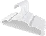 Utopia Home Plastic Kids Hangers for Clothes Pack of 40 White Slim view 4