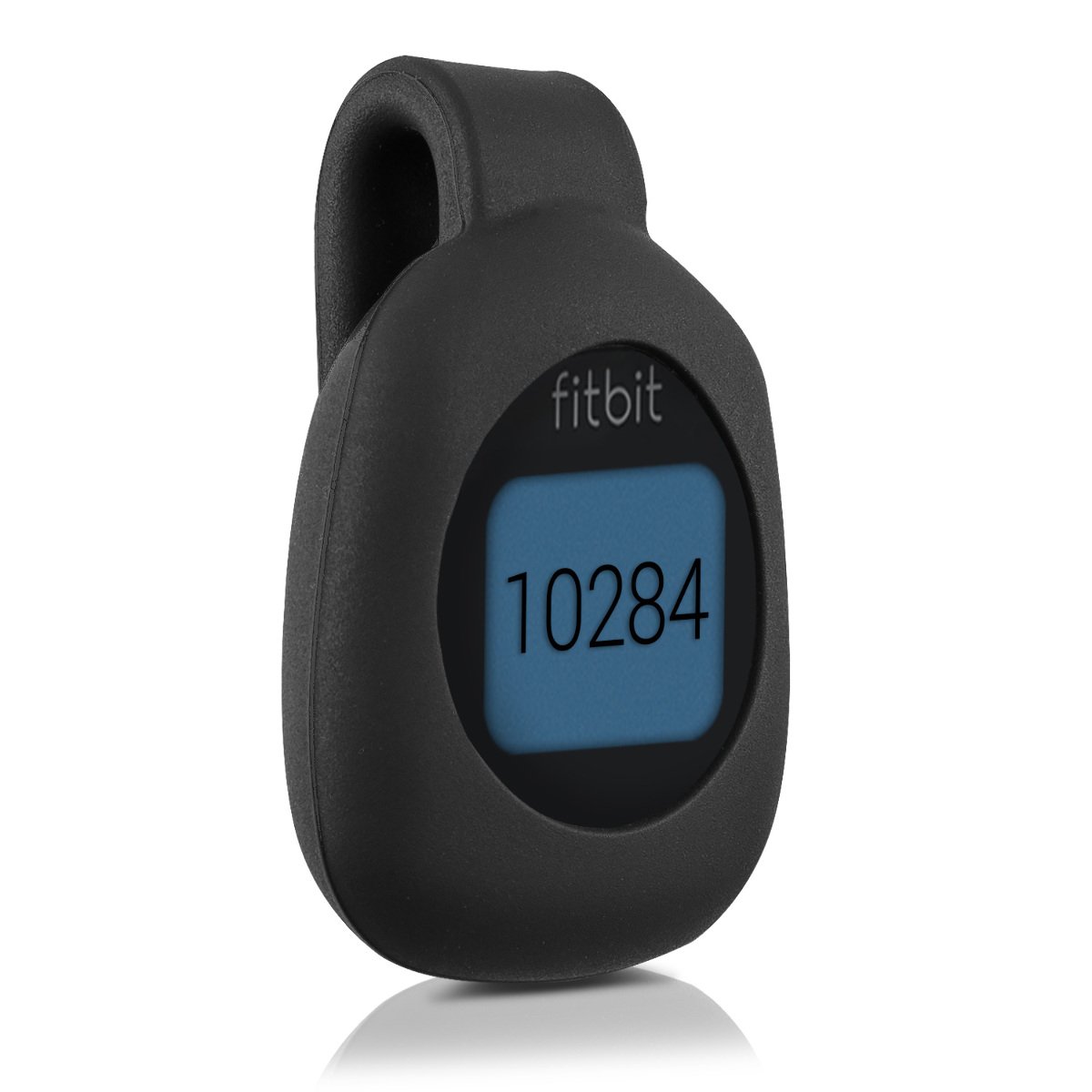 kwmobile Soporte tipo clip paraFitbit Zip negro Clip deportivo de silicona sin