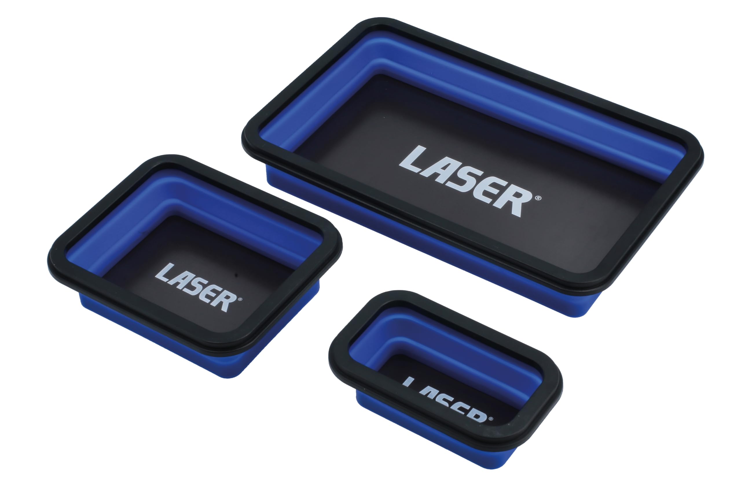 Laser 8755 Magnetic Parts Tray Set 3pc
