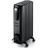 DeLonghi EW7507EB Oil Filled Radiator Heater Black 1500W