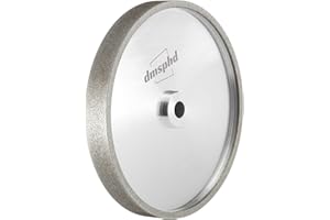 DMSPHD CBN Grinding Wheel with 6 inch 320 Grti,1/2'' Bore,1'' Wide, Suitable for high-Speed Steel,for All Kinds of 6 inch Bench Grinders 320 Grit