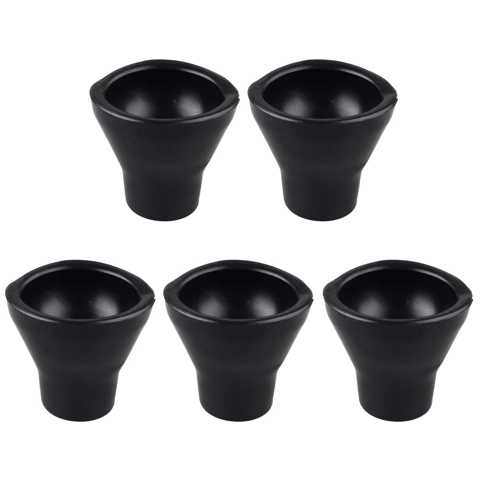 Futheda 5Pcs Golf Ball Rubber Retriever Sucker Grabber Suction Cup Pick Up Back Saver Put On Putter Grip