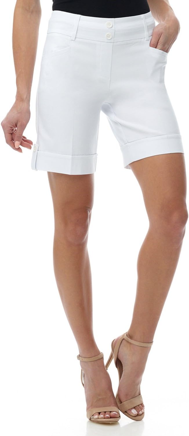 Rekucci Women's Ease into Comfort 8 inch Chic Urban Short