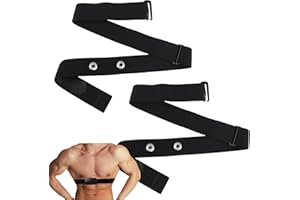 HOESLAW Heart Rate Monitor Chest Band for Polar H10 H9 H7, Adjustable Waterproof Replacement Chest Strap Compatible with Polar Garmin