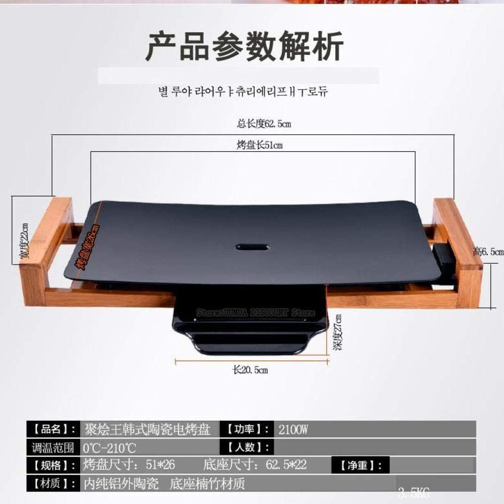 review XTBB Outdoor Barbecue Indoor BBQ Grill Ceramic Smokeless Non-Stick Home Electric Barbeque Tools Light 1