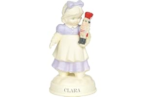 Department 56 Snowbabies “Nutcracker Suite Clara” Porcelain, 4.25” Figurine, 4.25 Inches, Multicolor