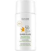 BABE Super Fluid Sunscreen Mattifying SPF 50-50 ML -High daily protection and super-fluid oil-free texture that adapts to your skin.
