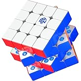 GAN460 M V2 UV Version, 4x4 Speed Cube Magnetic Cube with Dual-Layer Structures 160 Inner/Middle/Outer Magnets, Puzzle Fidget