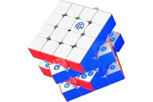 GAN460 M V2 UV Version, 4x4 Speed Cube Magnetic Cube with Dual-Layer Structures 160 Inner/Middle/Outer Magnets, Puzzle Fidget