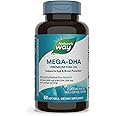 Nature's Way Mega-DHA Premium Fish Oil, Supports Eye and Brain Function*, Omega-3, 2,000 Fish Oil mg per 2-Softgel Serving, 60 Softgels (Packaging May Vary)