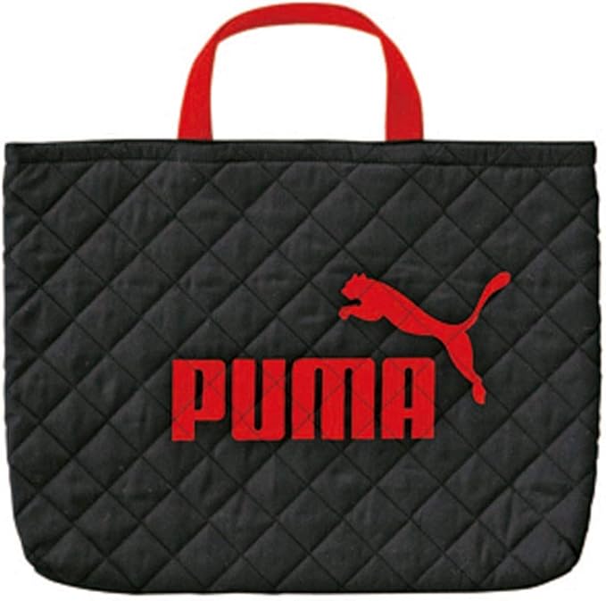 Amazon プーマ Puma レッスンバッグ 男の子 学童かばん Pm125 トートバッグ キッズ 子供 スポーツブランド 日本製 おしゃれ キルティング 幼稚園 小学校 レッスンバッグ