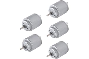 XYRSTOLR 5Pack DC Motor 1-6V Electric Motor 140 Motor Mini Micro Motor for RC Boat Airplane Toys Model DIY Hobby, Science Project