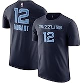 Ja Morant Memphis Grizzlies NBA Kids Youth 4-20 Navy Icon Edition Performance Player T-Shirt (Size 18-20)
