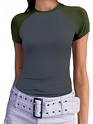 Abardsion Trendy Baby Tees for Women Y2K Shirts