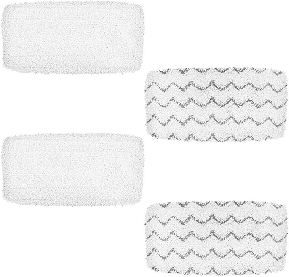 vivioi Steam Mop Pads Non-woven Floor Cleaner Pad Home Cleanser Cleaning Steamer Wipe Scratch Microfiber Washable Steam Mop Pads Strong Decontamination Non Depilation Durable Dry Fast