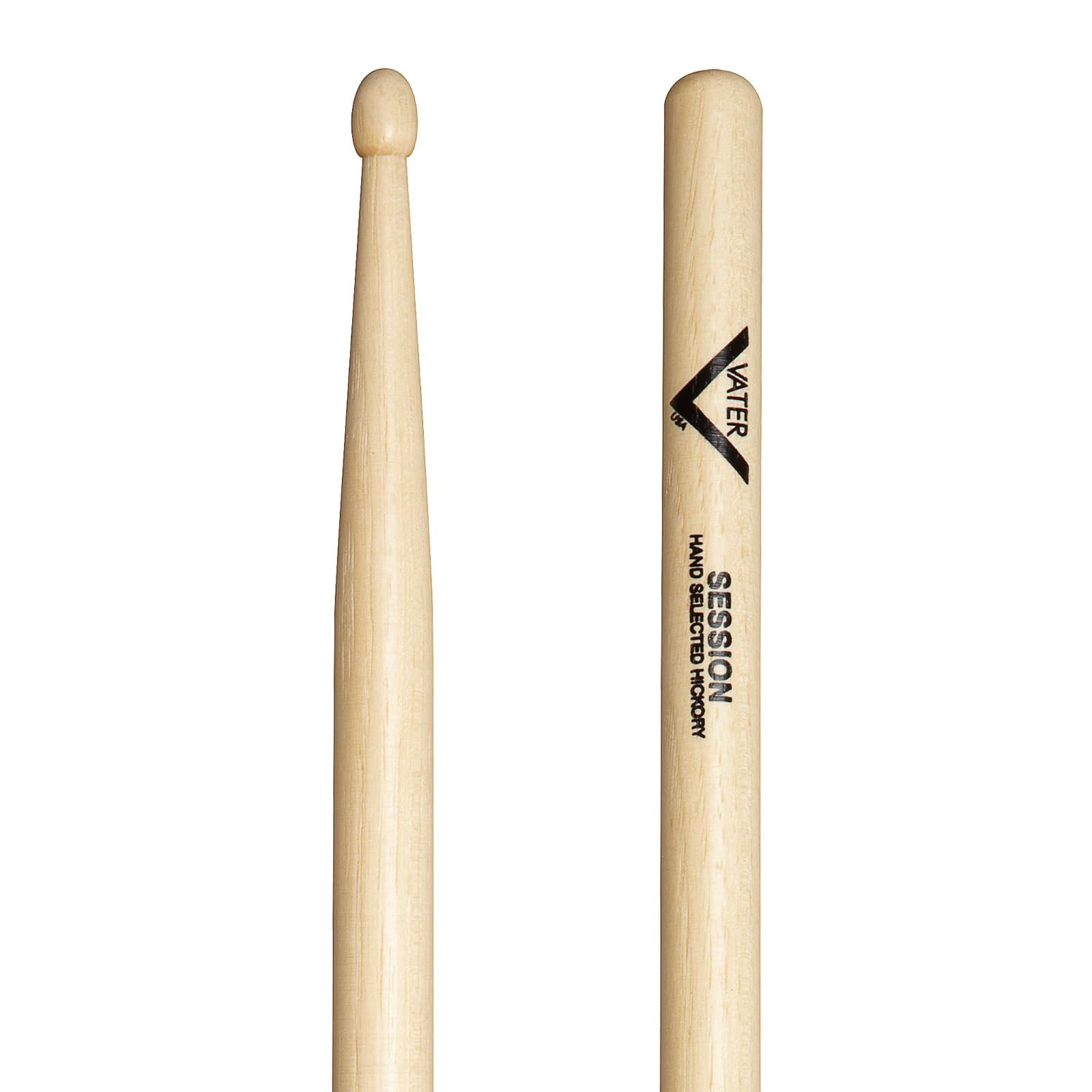 Vater - Session (Wood Tip) American Hickory Drumsticks - VHSEW