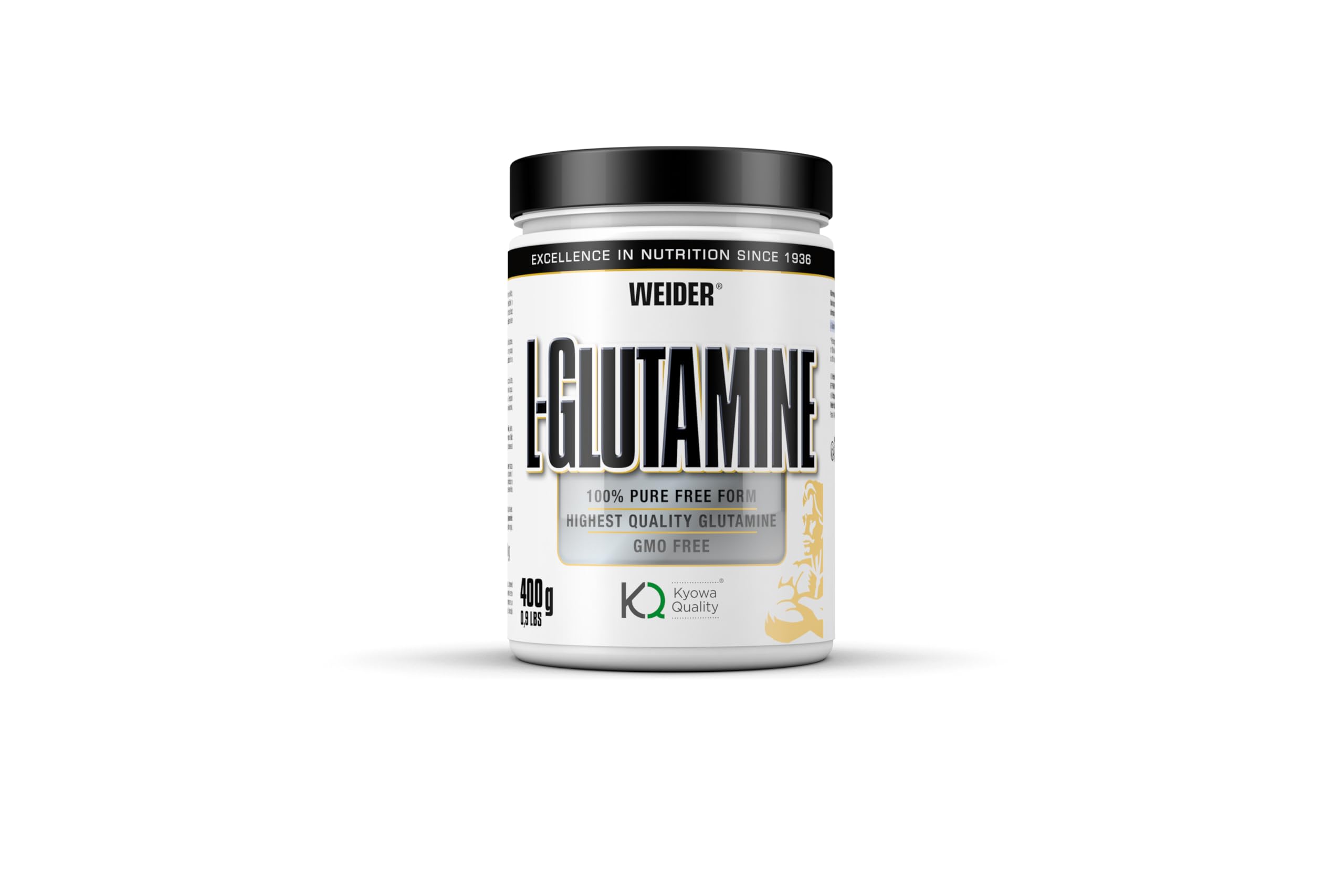 Weider L Glutamine, 80 servings, Pure L-Glutamine powder, Repair and build Muscle