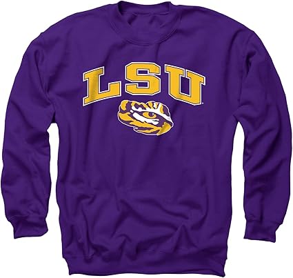 lsu crewneck