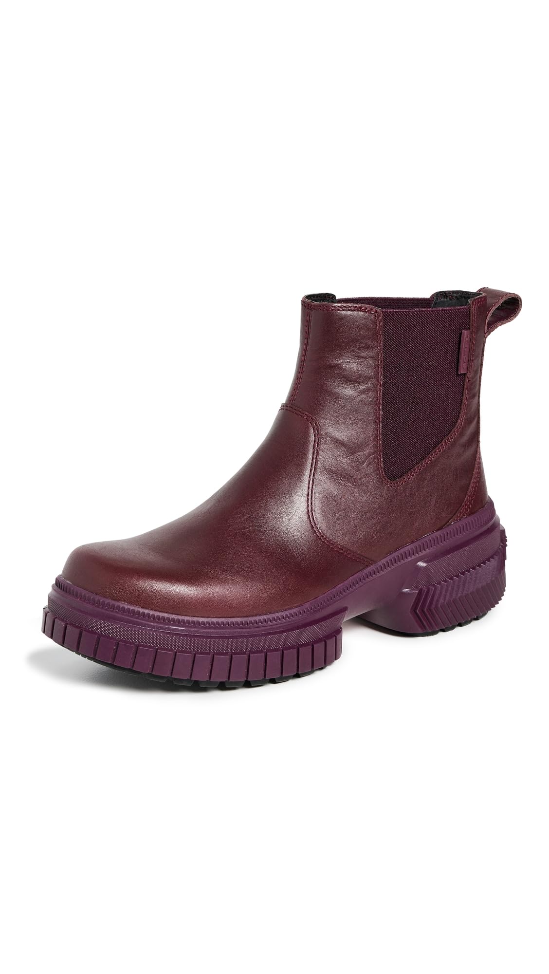 SOREL Women’s Ona Ave Chelsea Boot WP Fashion, Epic Plum/Black, 6.5