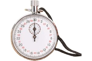 Tookie Mechanical Stop Watch, SXJ504 Handheld Sports Chronograph Alarm Mechanical Stopwatch Running Timer, for Sports Referee Running Cycling Count Timer