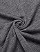 COOFANDY Men's Polo shirt Casual V-Neck Short Sleeve Contrast Color False Two Pieces Pullover Elastic(Dark gray Red,Medium)