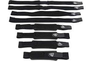 Leatt X-Frame Hybrid Knee Brace Strap Kit Black LG/XL