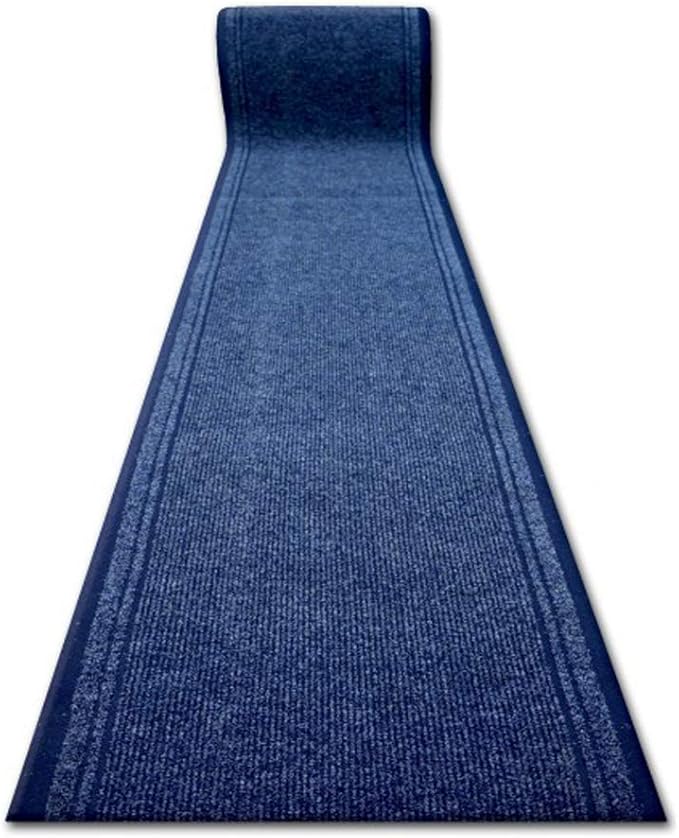 Carpet Runner Black Rubber Backed NonSlip Very Long Heavy Duty Hallway