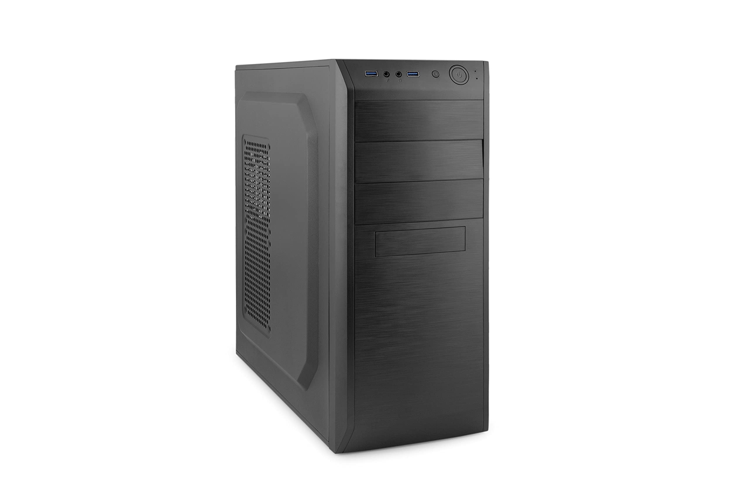 CoolBox F-750 Computer Case Black – Computer Case (PC, ATX, Black, 120 mm, 90 mm, 2.5, 3.5, 5.25 inches)