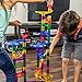JeberToys Marble Run 122 Pcs - Quality, Thick, Well Made Pieces Allows for A Tall & Sturdy Build - Keep Kids Entertained for Hours - Great Gift