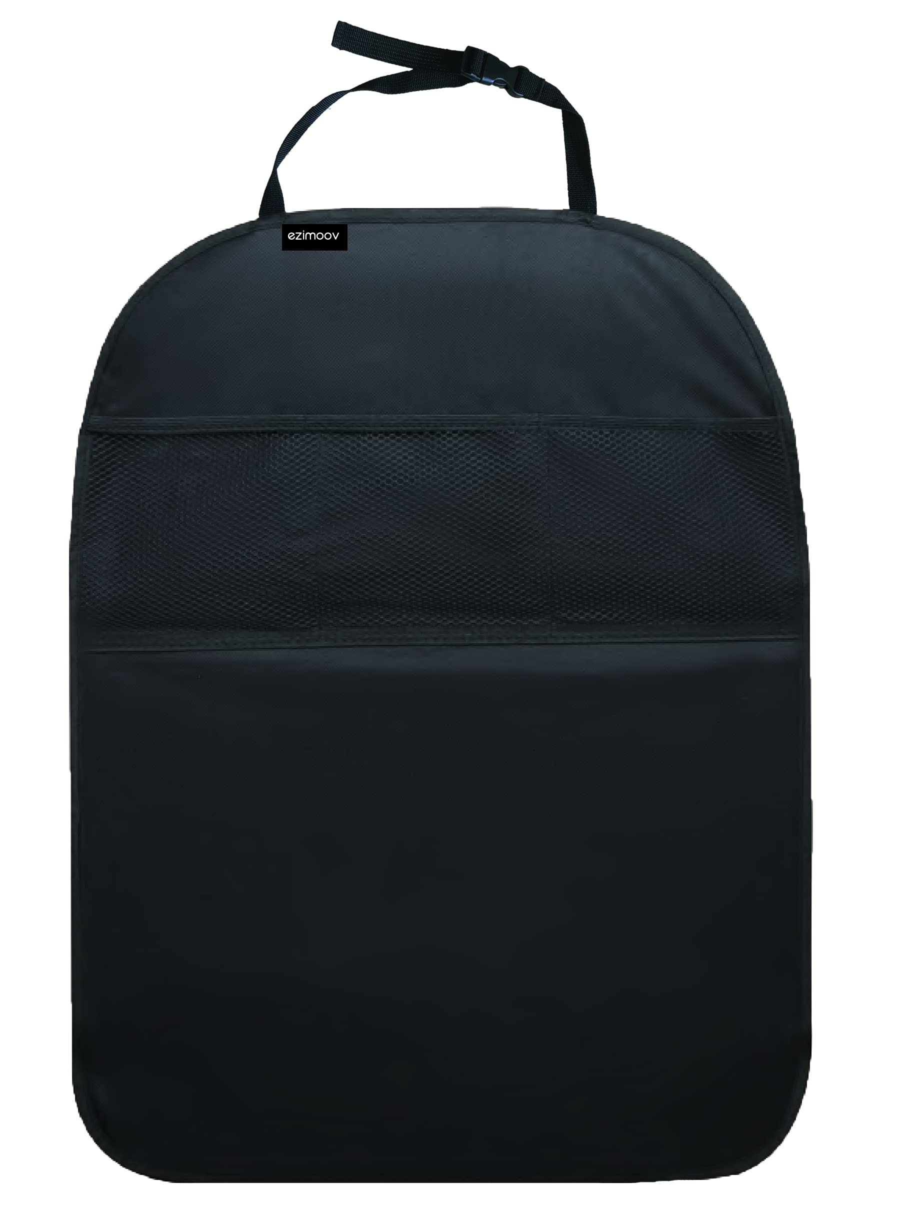 EZIMOOV - Universal waterproof car organiser for children, seat protection, front backrest, storage, made of recycled plastic