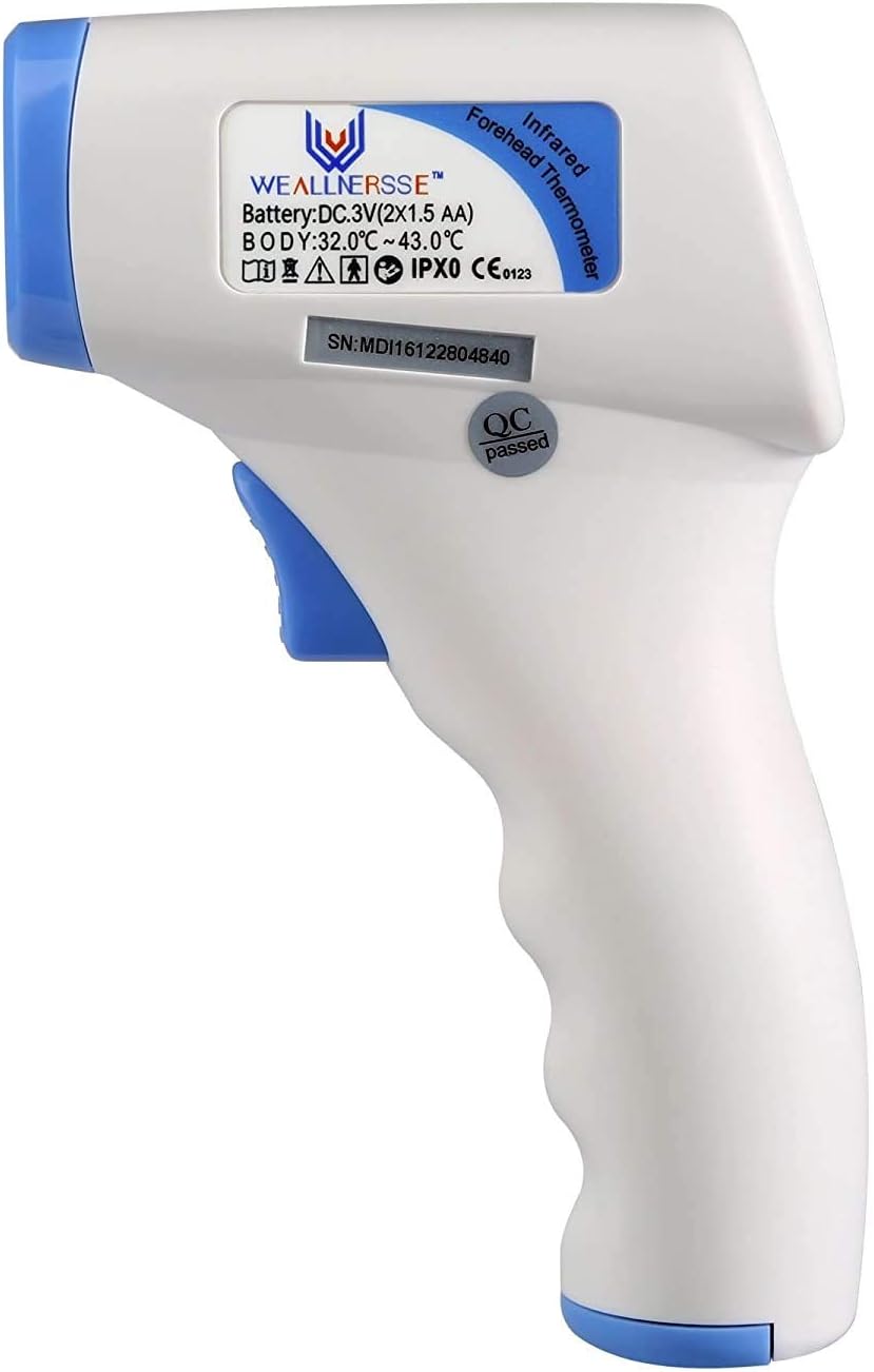 Electronic Thermometer Adult Baby Thermometer Infrared Temperature Measuring Instrument Instrument Portable Gun Forehead Temperature Measurement Non-Contact Thermometer Hand-held Thermometer