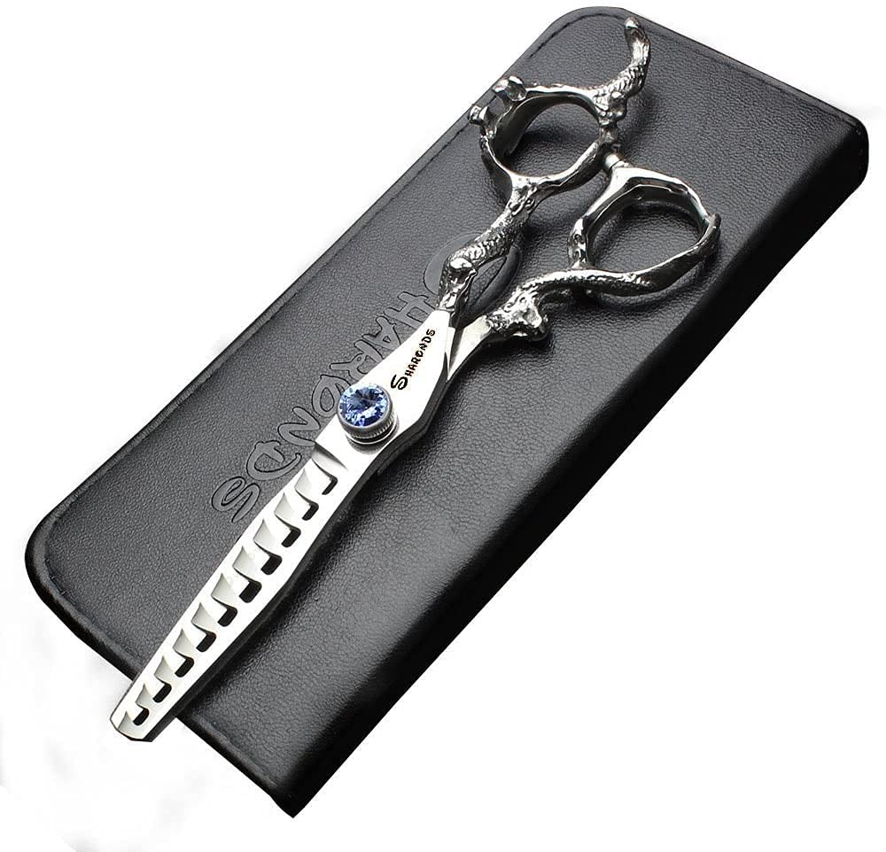 6/7/8 inch Salon Professional Salon Scissors Salon Hairdresser Hair Cutting Hairstyle Pruning Tools Japan 440c high Hardness Stainless Steel (6-inch thinning Scissors)