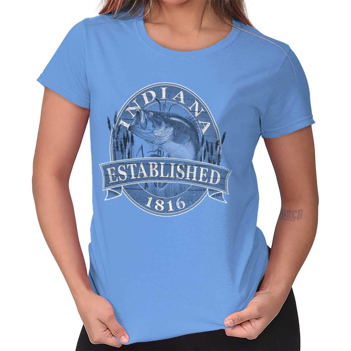 Indiana Fishing Outdoor Fisherman Gift In T Shirt