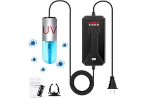 TAISHAN Aquarium Clean Light with Timer - 3W Mini Algae Removal Light for Fish Tank, Pond, Swimming Pool